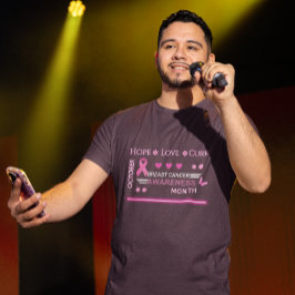 Utformning av bröstcancermedvetandegrad t shirt