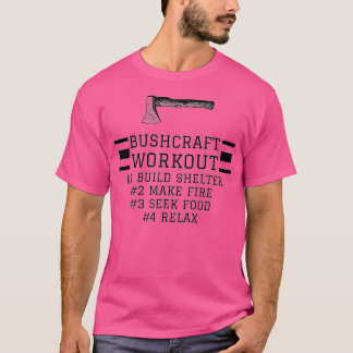 Utformning av Bushcraft-workout T Shirt