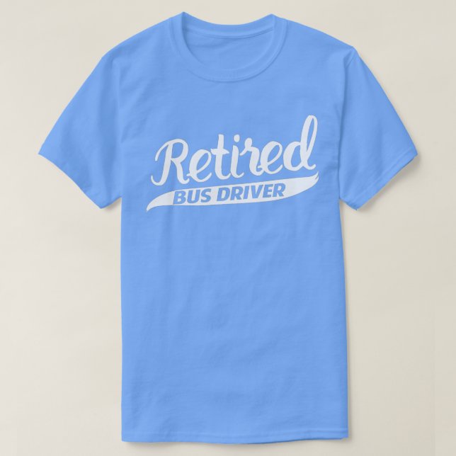 Utformning av Buss-drivrutin Pension T Shirt (Design framsida)