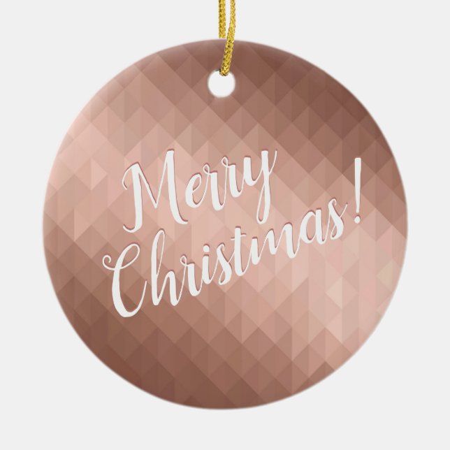 Utformning av chicen god jul helgdagar ro guld julgransprydnad keramik (Framsidan)