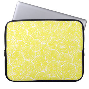 Utformning av citronskivor mönster laptop fodral