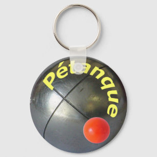 Utformning av Contemporaryn i Petanque boll Nyckelring