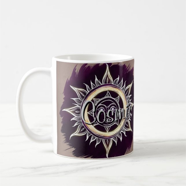 Utformning av Cosmic Harmony Sol & Måne Kaffemugg (Vänster)