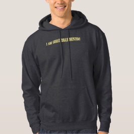 Utformning av Cute Artwork "Underbar Deals Hunter" Hoodie