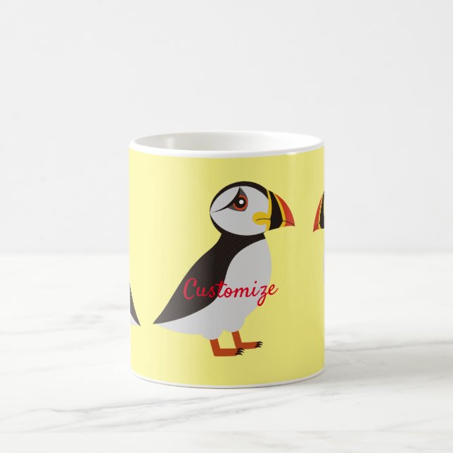 Utformning av Cute Atlantic puffin Thunder_Cove Kaffemugg (Center)