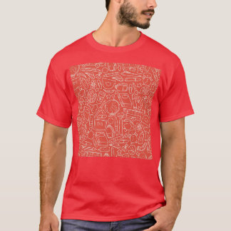 Utformning av Cute Back to school Mönster T Shirt