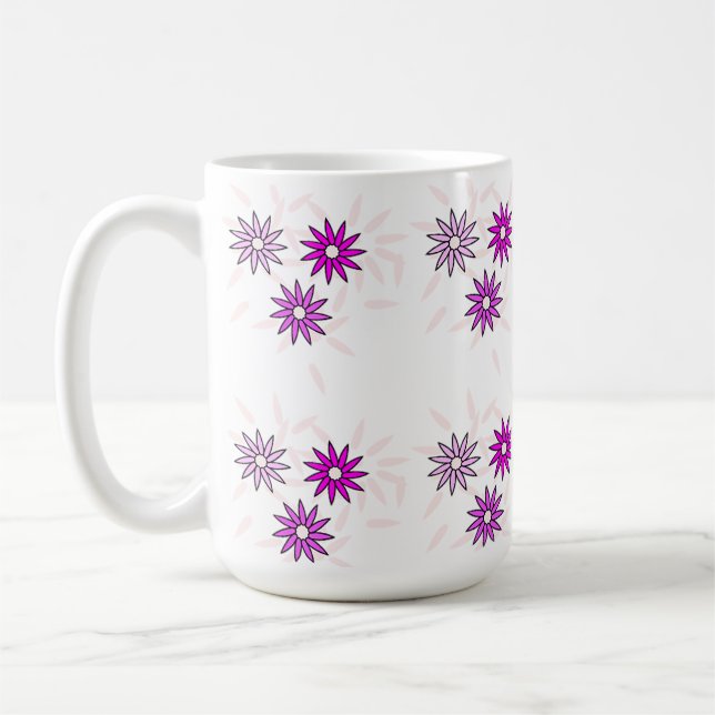 Utformning av Cute-blomman Kaffemugg (Vänster)