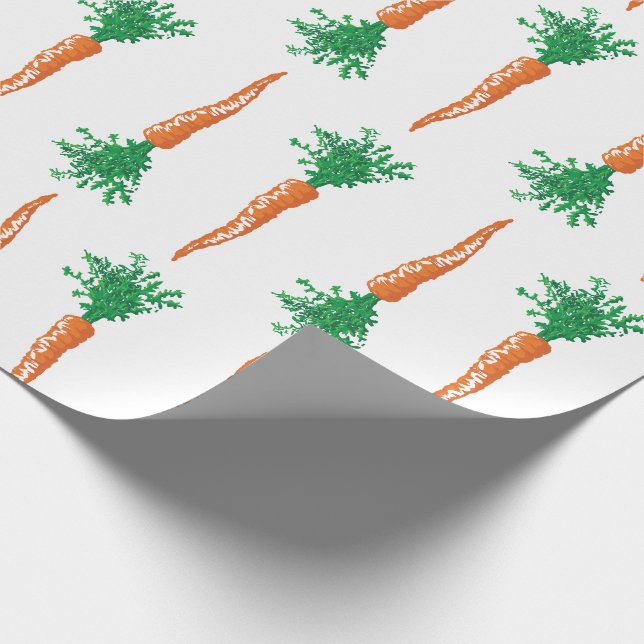 Utformning av Cute Carrot Påsk Presentpapper (Hörn)