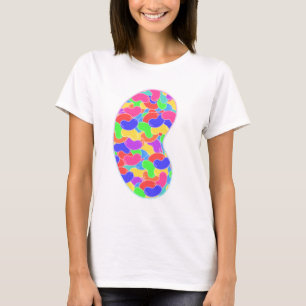 Utformning av Cute Colorful Epic Jellybeans Candy T-shirt