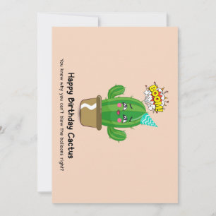 Utformning av Cute Funny Birthday-kort Inbjudningar