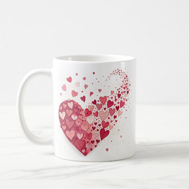 Utformning av Cute Heartors Mugg - Adigant gift fö (Vänster)