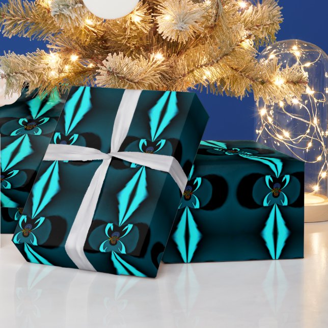 Utformning av Cute nice och underbar Blue Shield F Presentpapper (Helgdagar)