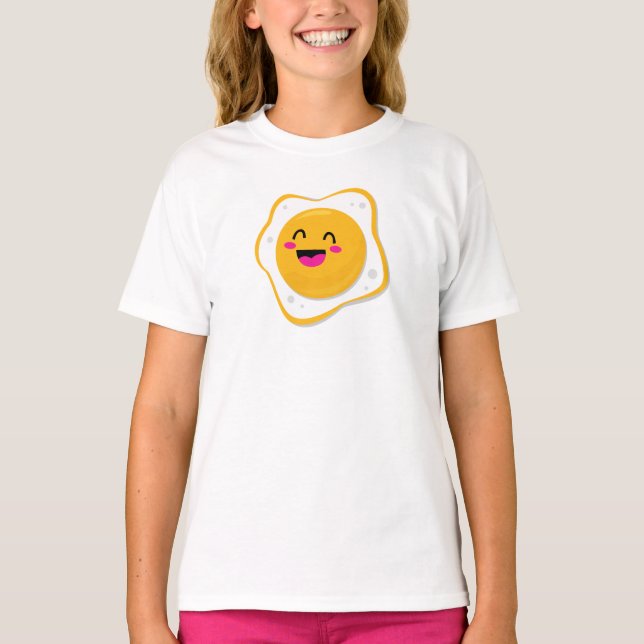 Utformning av Cute Omelet T Shirt (Framsida)