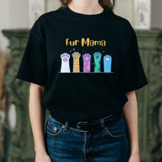 Utformning av Cute Päls Mamma Tass T Shirt