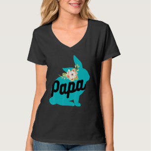 Utformning av Cute Pappa-kaninbunten Baby för Grav T Shirt