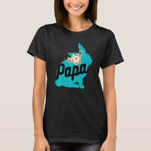Utformning av Cute Pappa-kaninbunten Baby för Grav T Shirt