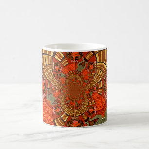 Utformning av Cute Unique Giraffe Animal Hakuna Ma Kaffemugg