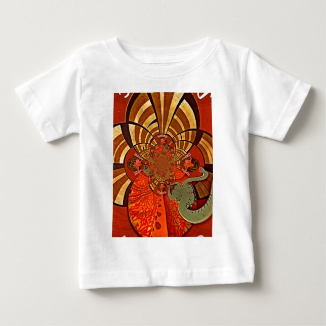 Utformning av Cute Unique Giraffe Animal Hakuna Ma Tee (Framsida)