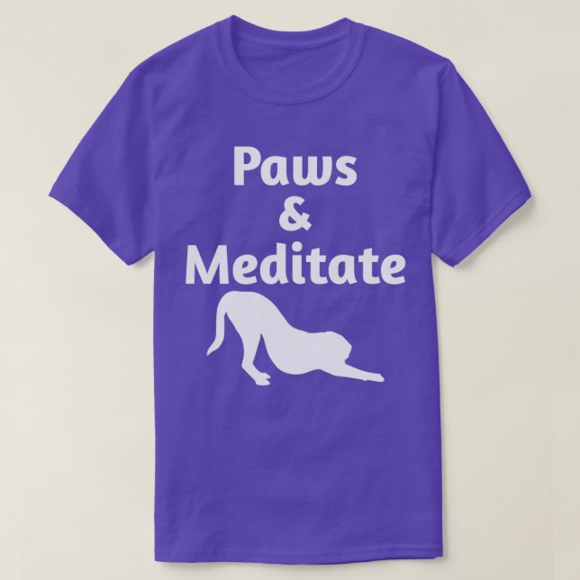 Utformning av Cute Yoga för Hundälskarna Tass och  T Shirt (Design framsida)