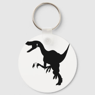Utformning av dansande Raptor Nyckelring