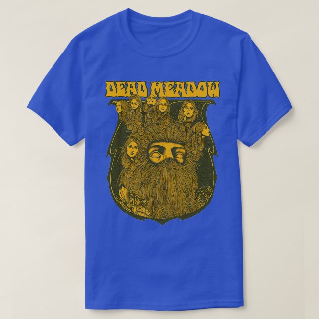 Utformning av dead meadow Black och gult T Shirt (Design framsida)