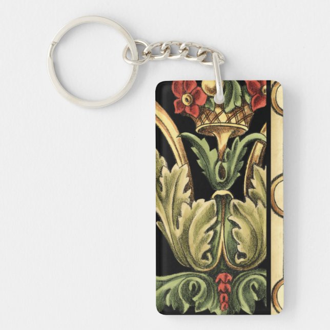 Utformning av dekorerad Blommigt med svart Gräns (Framsidan)