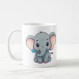 Utformning av elefant från Cute tecknad baby Kaffemugg