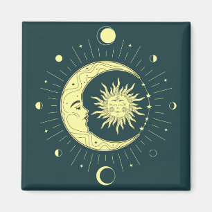 Utformning av en celestial formgivning i sol och m magnet