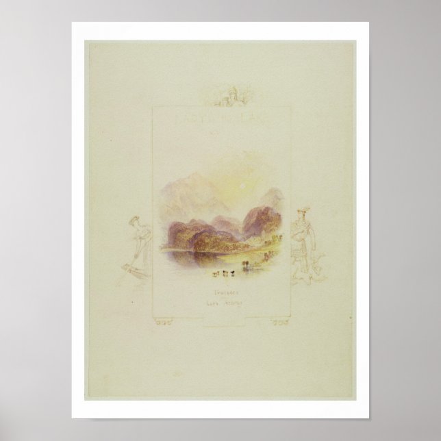 Utformning av en illustration till Walter Scotts " Poster (Framsidan)
