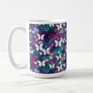 Utformning av en mystisk fjärilserie 5 kaffemugg