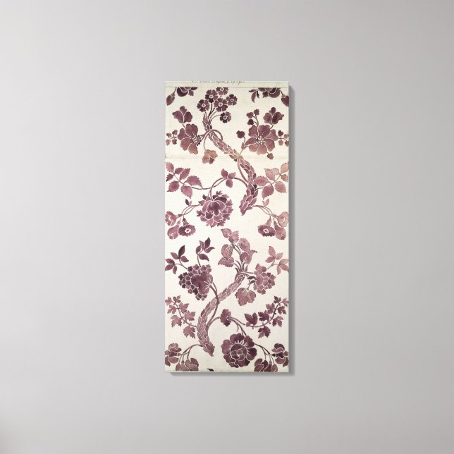 Utformning av en silke-damm, 1752 (blyertspenna oc canvastryck (Framsida)