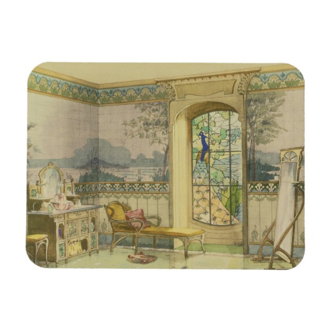 Utformning av ett badrum från "Interieurs Modernes Magnet (Horisontell)