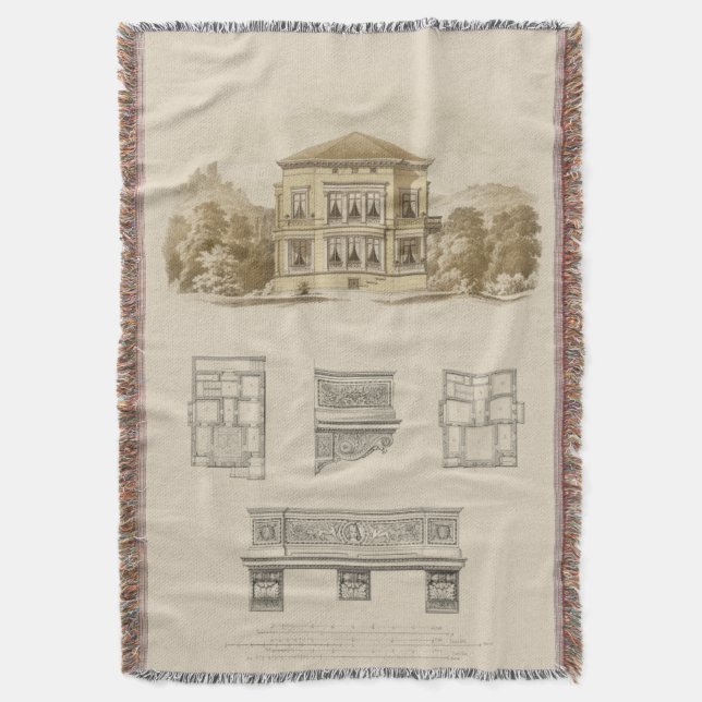 Utformning av ett Gods med Insida-planer Filt (Framsidan Vertikal)