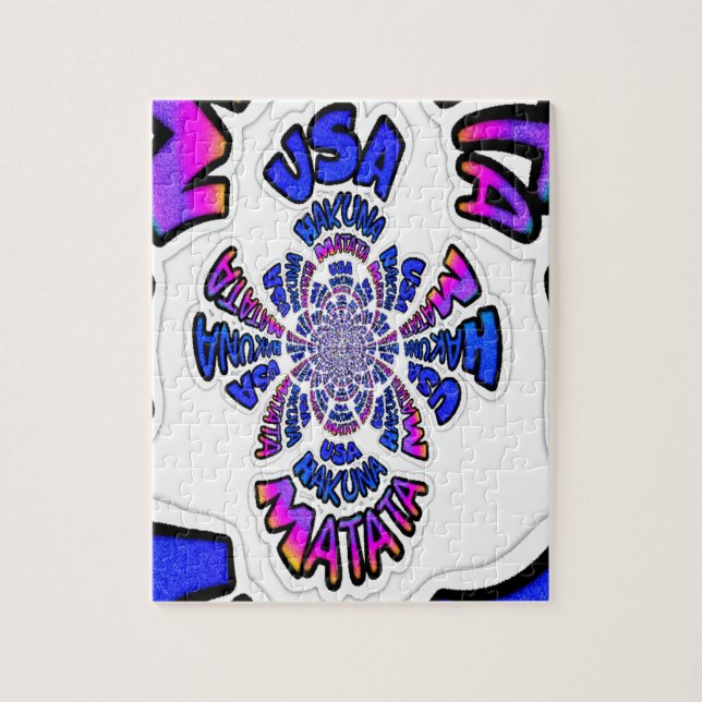 Utformning av ett vackert citattecken för fantasti pussel (Vertikal)