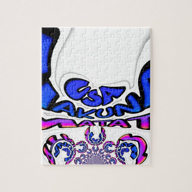 Utformning av ett vackert citattecken för fantasti pussel (Vertikal)