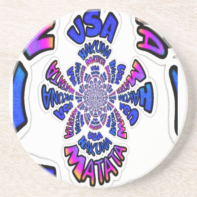 Utformning av ett vackert citattecken för fantasti underlägg sandsten (Framsidan)