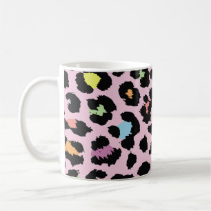 Utformning av exotiska färgämnen i vild leopard ha kaffemugg