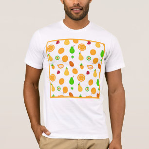 Utformning av exotiska frukter Mönster T Shirt