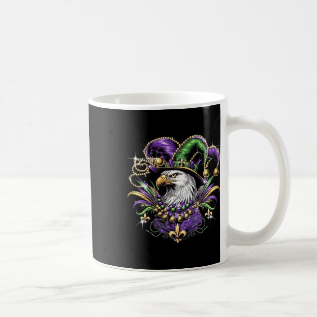Utformning av färgad ört för Mardi Gras Party Cele Kaffemugg (Höger)