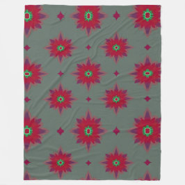 Utformning av färglös, upprepande Blommigt för vri Fleecefilt