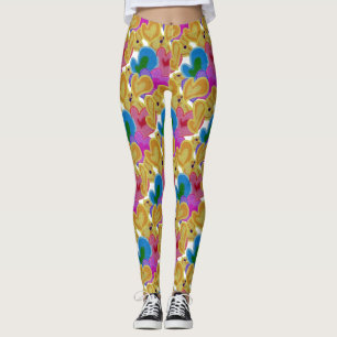 Utformning av färgstarka hörn leggings