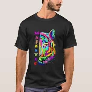 Utformning av flera färg-tiger t shirt