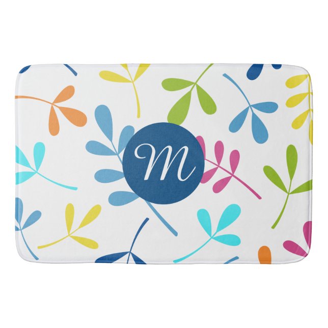 Utformning av flerfärgade Löv (Personlig) Badrumsmatta (Framsidan)