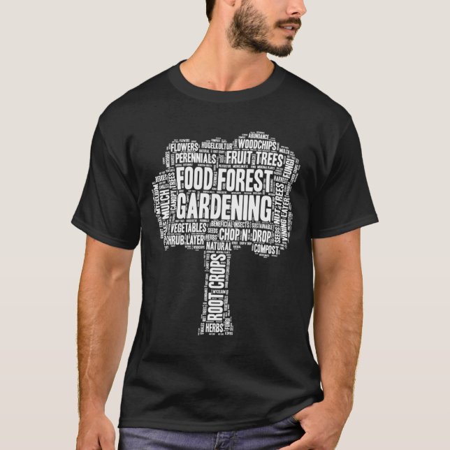  utformning av Food Forest Garden T Shirt (Framsida)