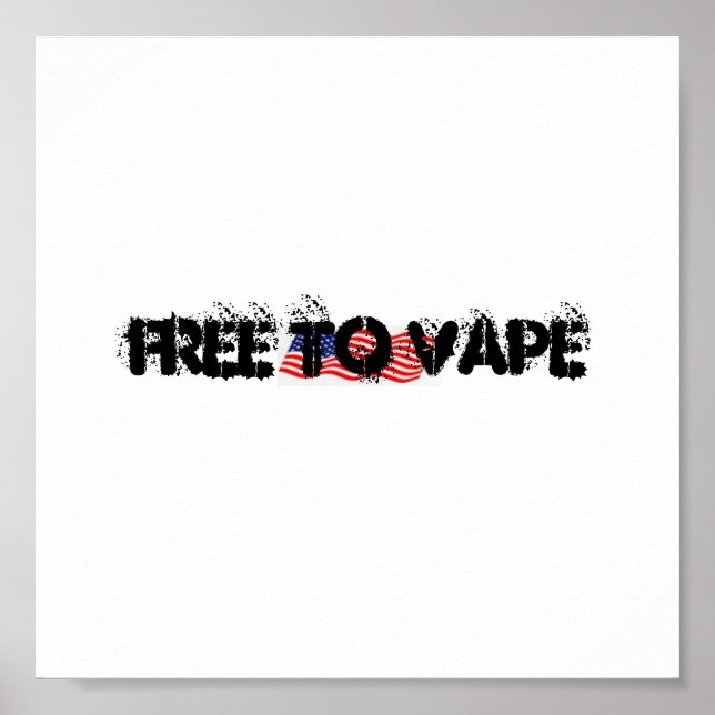 UTFORMNING AV FRIA TILL VAPE POSTER (Framsidan)
