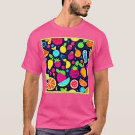 Utformning av fruktmosaik t shirt