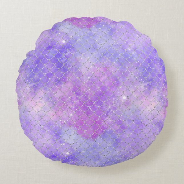 Utformning av Galaxy-Sjöjungfrun 3 Rund Kudde (Framsidan)