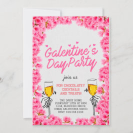 Utformning av Galentines-dagsinbjudningar Inbjudningar