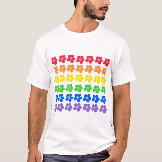 Utformning av Gay pride för HBT-regnbåge T Shirt (Framsida)