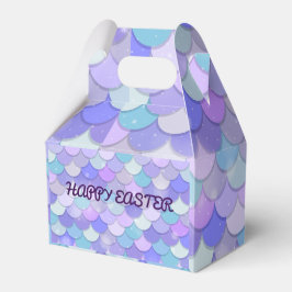  UTFORMNING AV glad påsk FISK I LAVENDER Presentaskar